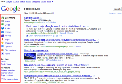 new-google-results-interface New Google Search Results Interface